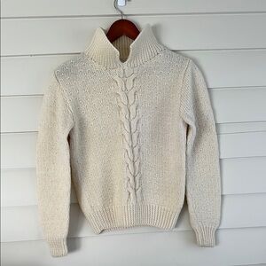 Wool Cable Knit Sweater